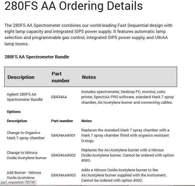 Agilent-280FS-AA_spec